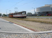 Tramvajová trať u vlakového nádraží v Olomouci